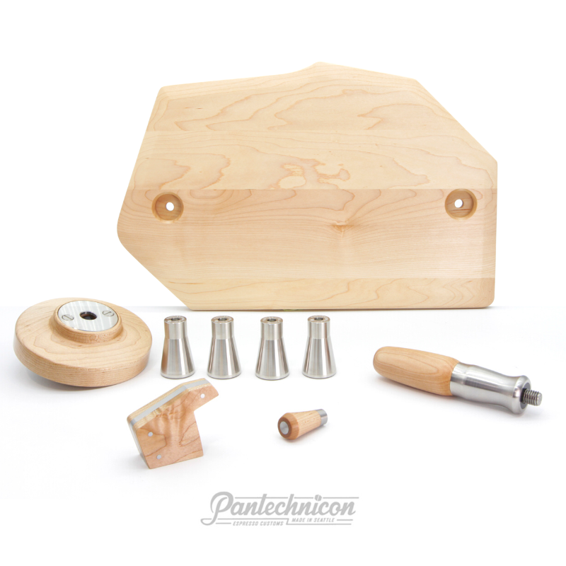 GS3 MP mod kit in maple, duo handle, tall legs