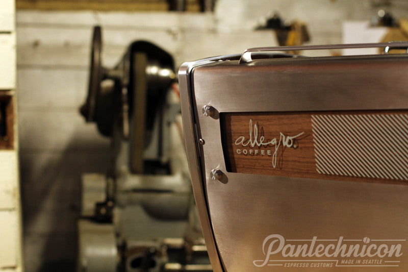 Detail of glass finish on custom Strada 3EE