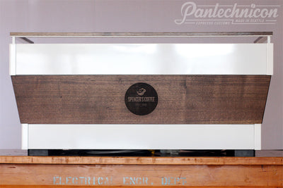 custom la marzocco linea pb rear view