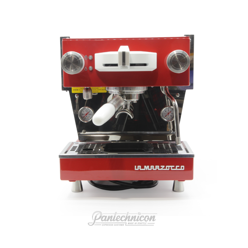 Custom La Marzocco Linea Mini, Red and White – Pantechnicon Design