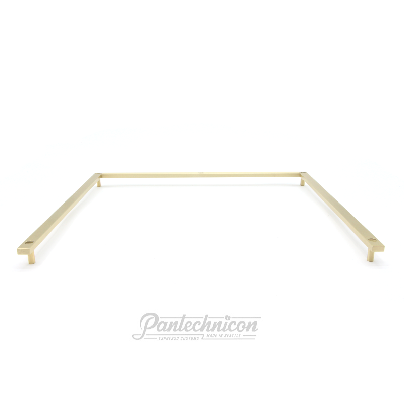 brass linea mini custom cup rail