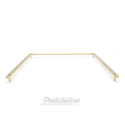 brass linea mini custom cup rail