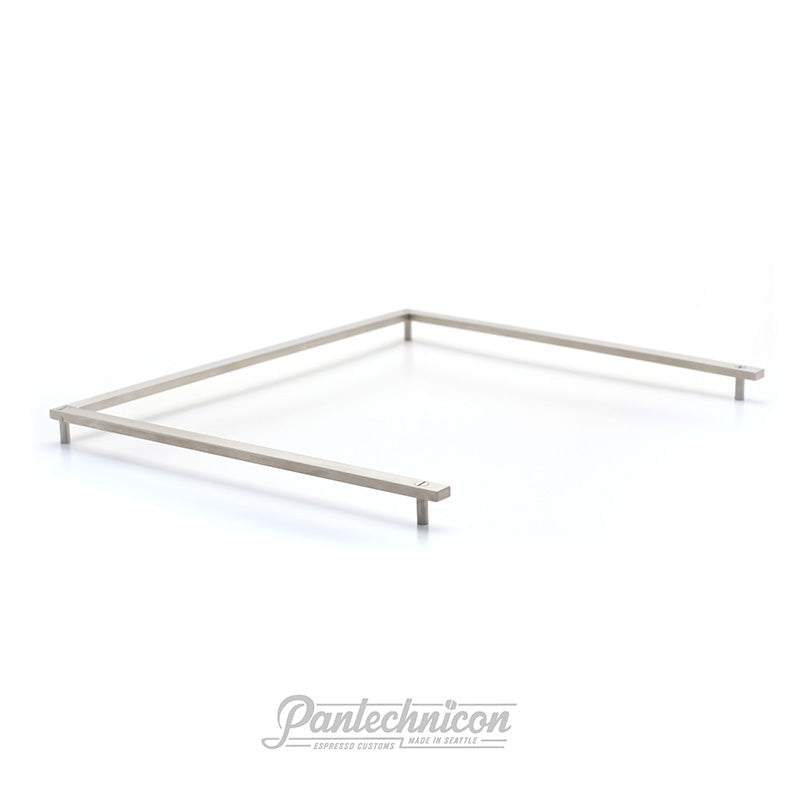 brushed stainless cup rail for linea mini
