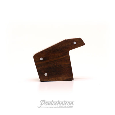 Black Walnut and Brushed Stainless Brew Paddle for La Marzocco