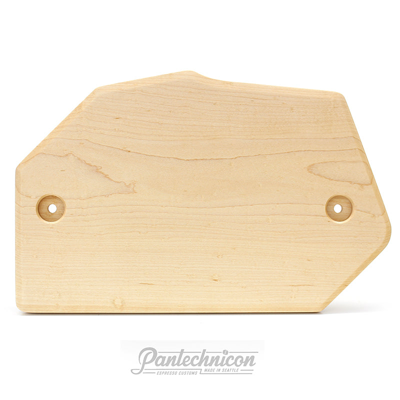 custom side panel for la marzocco gs3 in maple