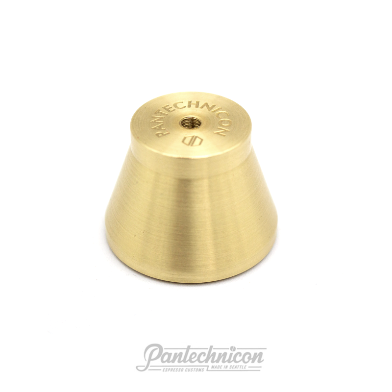 single brass foot for linea micra, 26mm