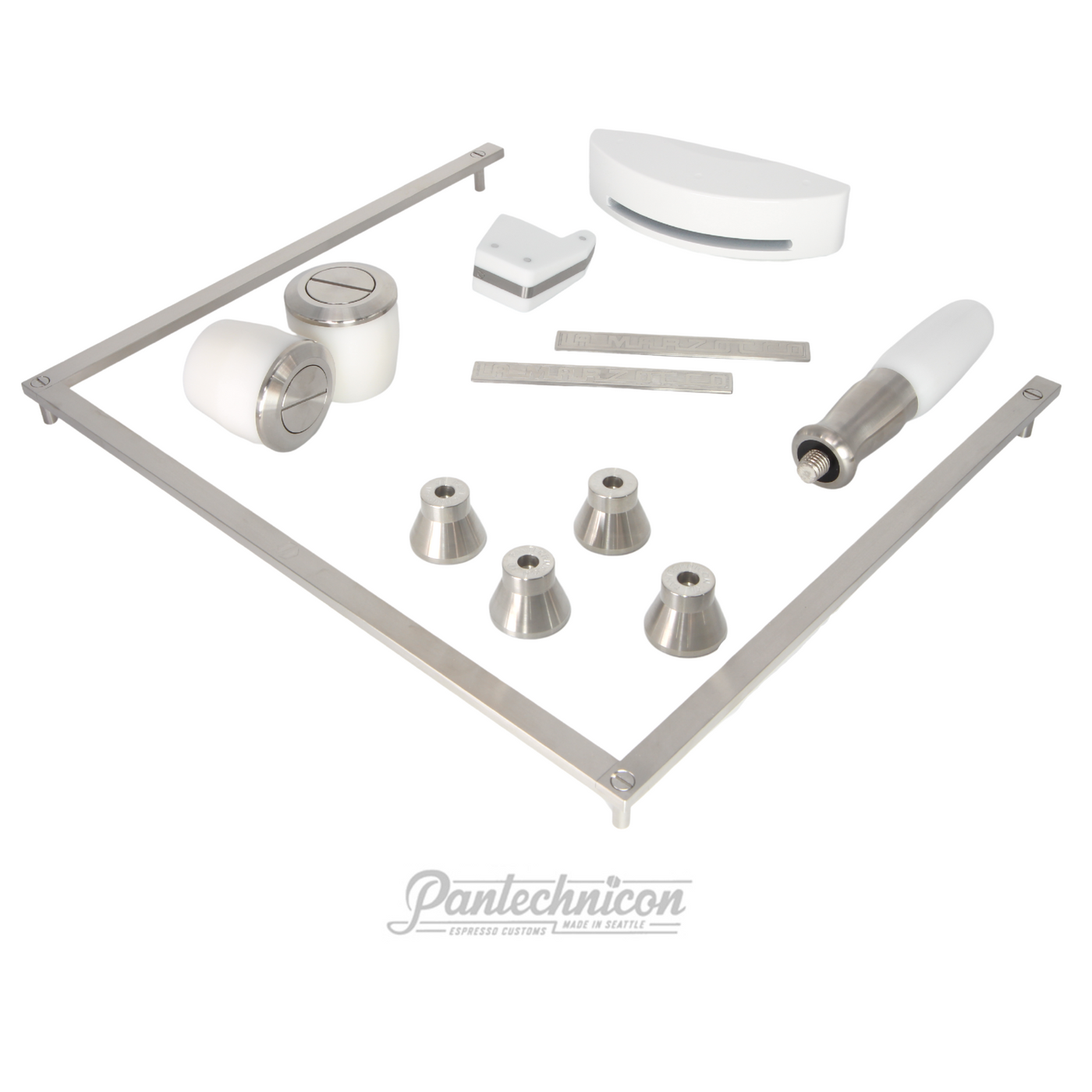complete kit for linea mini in white, standard legs, handle only